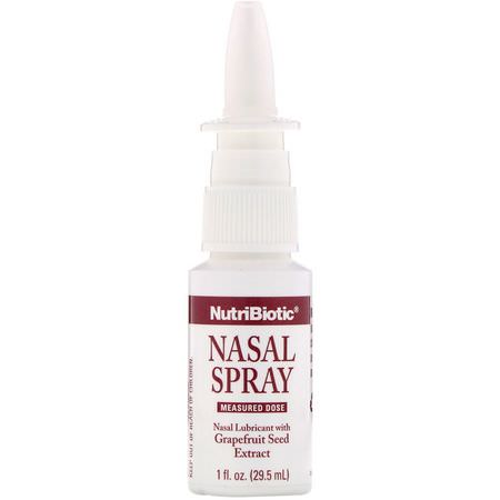 NutriBiotic Nasal Spray Nasal Sinus Supplements - المكملات الجيبية ,الأنف ,الأذن ,العين