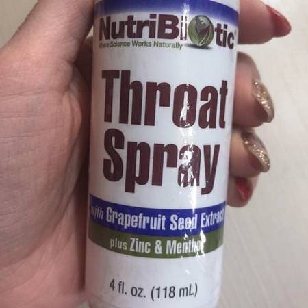 NutriBiotic Mouthwash Rinse Spray - رذاذ, شطف, غس,ل الفم, العناية بالفم