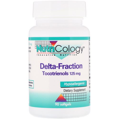 Nutricology, Delta-Fraction Tocotrienols, 125 mg, 90 Softgels فوائد