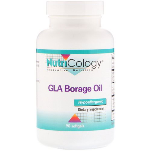 Nutricology, GLA Borage Oil, 90 Softgels فوائد