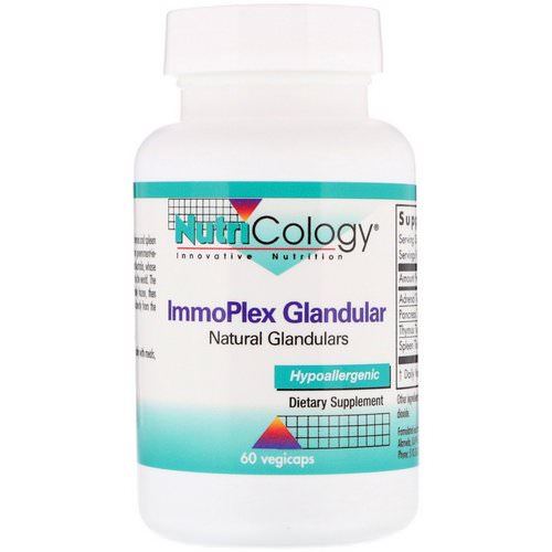Nutricology, ImmoPlex Glandular, 60 Vegicaps فوائد