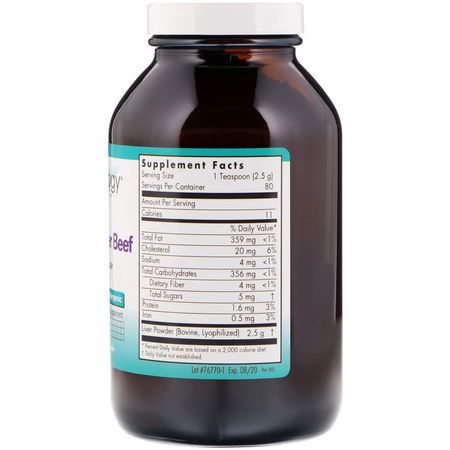 Nutricology, Liver Powder Beef, 7.1 oz (200 g):الكبد, المكملات الغذائية