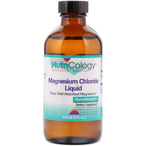 Nutricology, Magnesium Chloride Liquid, 8 fl oz (236 ml) فوائد