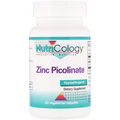 Nutricology, Zinc Picolinate, 60 Vegetarian Capsules فوائد