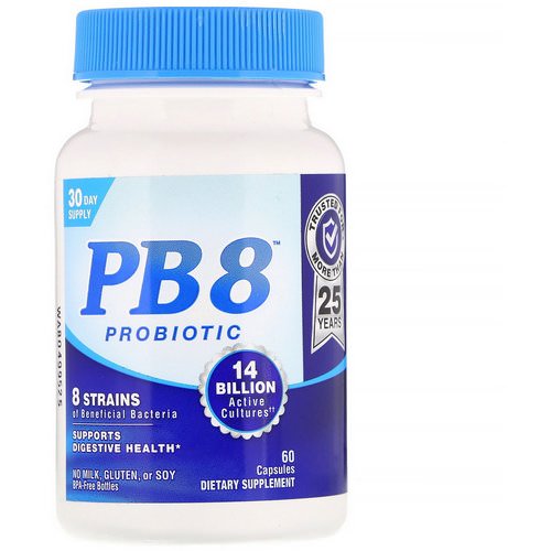 Nutrition Now, PB8, Probiotic, 60 Capsules فوائد