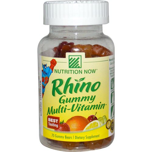 Nutrition Now, Rhino, Gummy Multi-Vitamin, 70 Gummy Bears فوائد