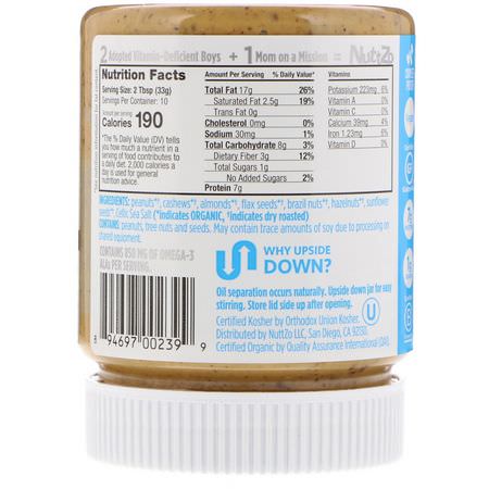Nuttzo, Organic, Peanut Pro, 7 Nut & Seed Butter, Crunchy, 12 oz (340 g):