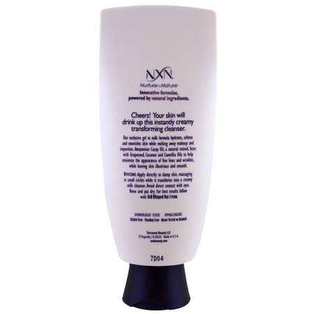 NXN, Nurture by Nature, Soft touch Gel to Milk Cleanser, Dry / Sensitive Skin, 5 fl oz (150 ml):ج,ز الهند للعناية بالبشرة, المنظفات