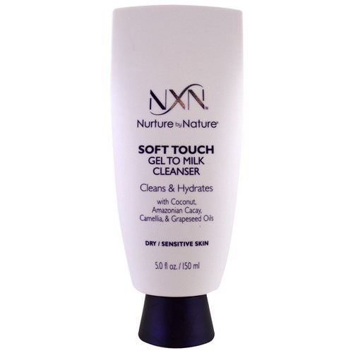 NXN, Nurture by Nature, Soft touch Gel to Milk Cleanser, Dry / Sensitive Skin, 5 fl oz (150 ml) فوائد