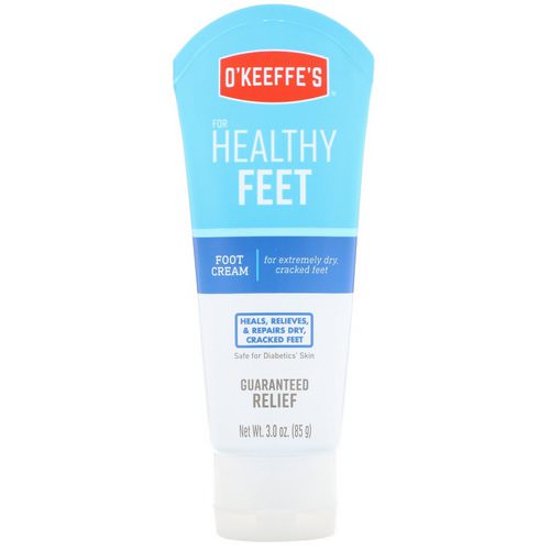 O'Keeffe's, Healthy Feet, Foot Cream, Unscented, 3 oz (85 g) فوائد