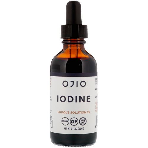 Ojio, Iodine, Lugol's Solution 2%, 2 fl oz (60 ml) فوائد