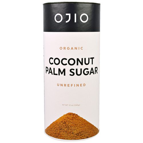 Ojio, Organic Coconut Palm Sugar, Unrefined, 12 oz (340 g) فوائد
