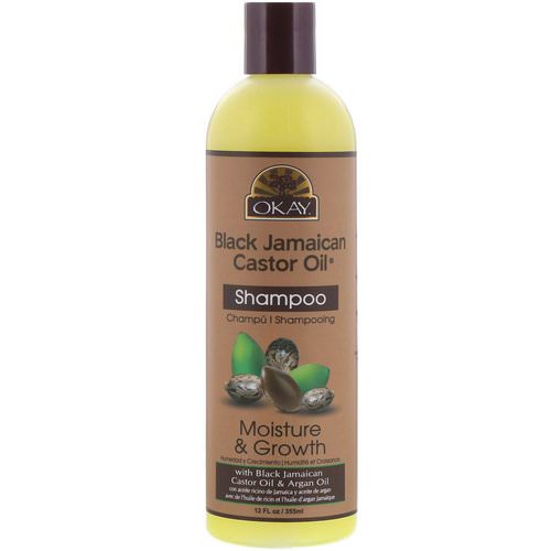 Okay, Black Jamaican Castor Oil, Shampoo, 12 fl oz (355 ml) فوائد