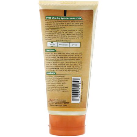 Okay, Clear Skin Facial Scrub, Apricot & Sugar, 6 oz (170 g):الدعك, المقشرات
