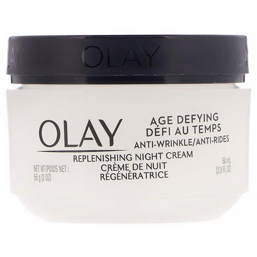 Olay, Age Defying, Anti-Wrinkle, Night Cream, 2 fl oz (60 ml) فوائد