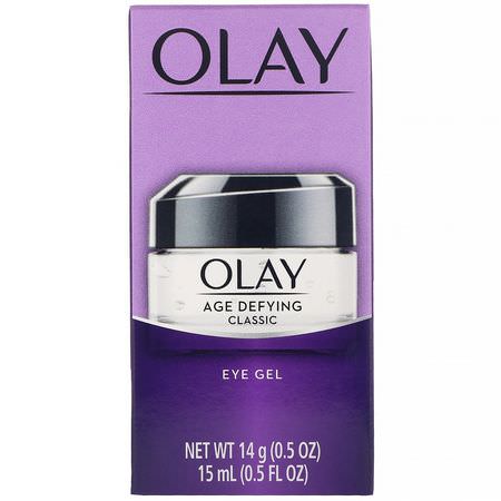 Olay, Age Defying, Classic, Eye Gel, 0.5 fl oz (15 ml):العلاجات, كريم العين