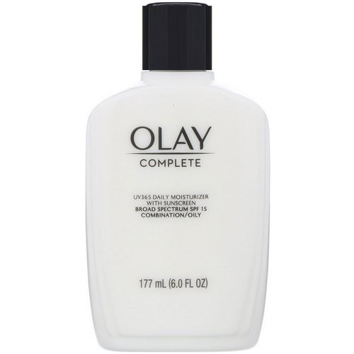 Olay, Complete, UV365 Daily Moisturizer with Sunscreen, SPF 15, Oily, 6 oz (177 ml) فوائد