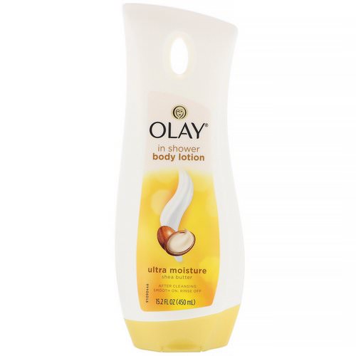 Olay, In-Shower Body Lotion, Ultra Moisture Shea Butter, 15.2 fl oz (450 ml) فوائد