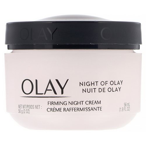 Olay, Night of Olay, Firming Night Cream, 1.9 fl oz (56 ml) فوائد