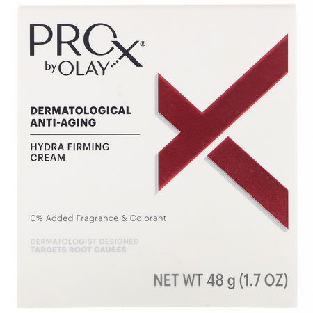 Olay, ProX, Dermatological Anti-Aging, Hydra Firming Cream, 1.7 oz (48 g):مرطب ال,جه, العناية بالبشرة