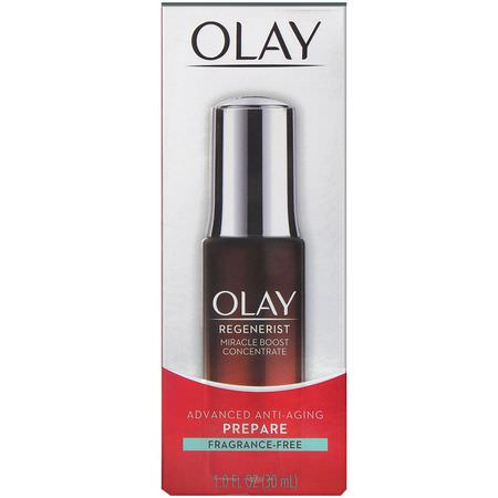 Olay, Regenerist, Miracle Boost Concentrate, Fragrance-Free, 1 fl oz (30 ml):الأمصال, العلاجات