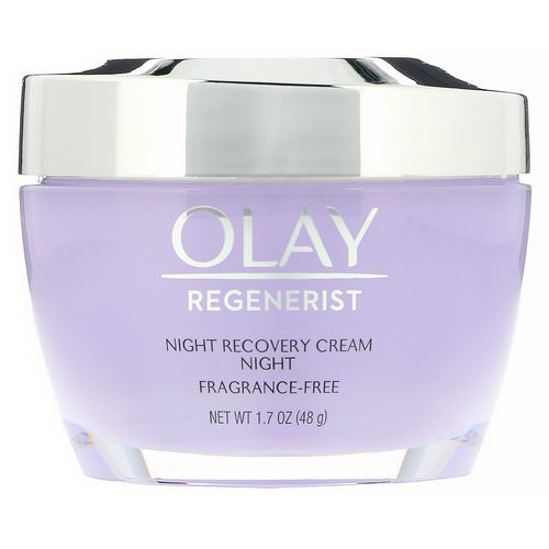 Olay, Regenerist, Night Recovery Cream, Fragrance-Free, 1.7 oz (48 g) فوائد
