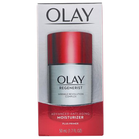 Olay, Regenerist, Wrinkle Revolution Complex, Advanced Anti-Aging Moisturizer, 1.7 fl oz (50 ml):التمهيدي, ال,جه