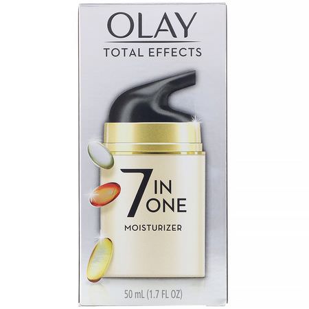 Olay, Total Effects, 7-in-One Moisturizer, 1.7 fl oz (50 ml):مرطب لل,جه, العناية بالبشرة