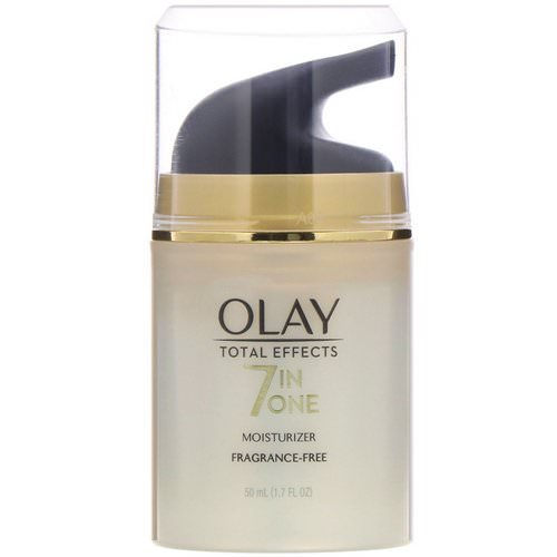 Olay, Total Effects, 7-in-One Moisturizer, Fragrance-Free, 1.7 fl oz (50 ml) فوائد