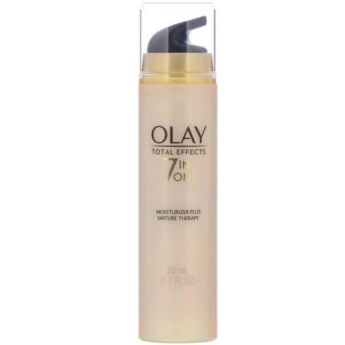 Olay, Total Effects, 7-in-One Moisturizer Plus Mature Therapy, 1.7 fl oz (50 ml) فوائد