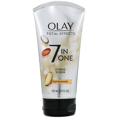 Olay, Total Effects, 7-in-One Refreshing Citrus Scrub, 5 fl oz (150 ml) فوائد
