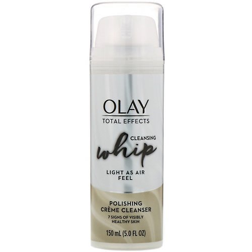 Olay, Total Effects, Cleansing Whip, Polishing Creme Cleanser, 5 fl oz (150 ml) فوائد