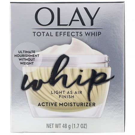 Olay, Total Effects Whip, Active Moisturizer, 1.7 oz (48 g):مرطب لل,جه, العناية بالبشرة