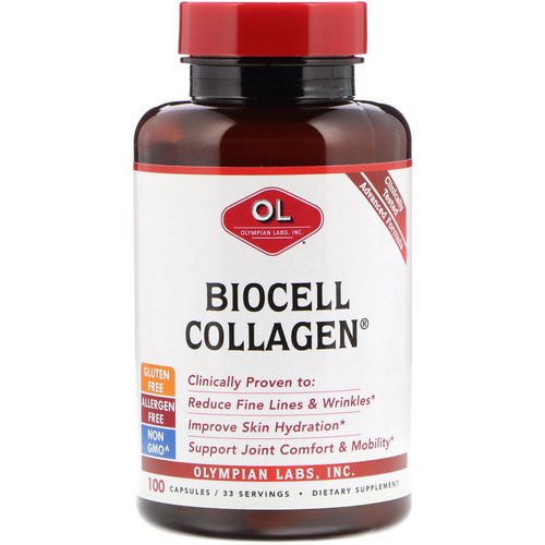Olympian Labs, BioCell Collagen, 100 Capsules فوائد