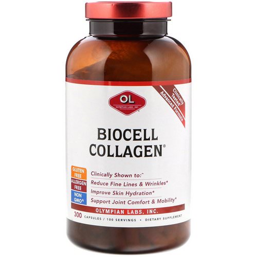 Olympian Labs, Biocell Collagen, 300 Capsules فوائد