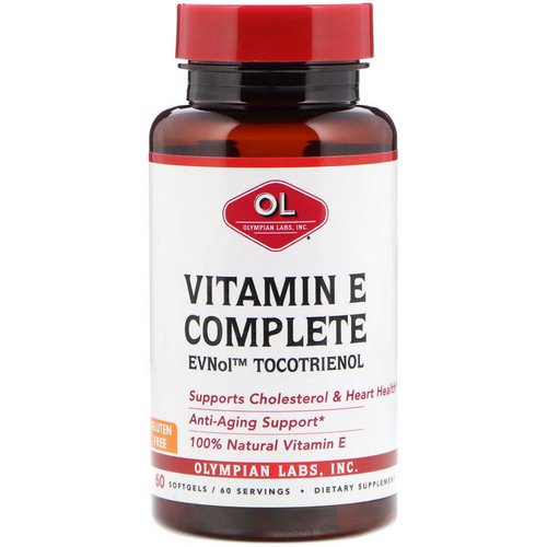 Olympian Labs, Vitamin E Complete, 60 Softgels فوائد