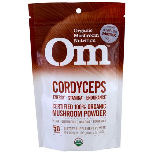 Organic Mushroom Nutrition, Cordyceps, Mushroom Powder, 3.57 oz (100 g) فوائد