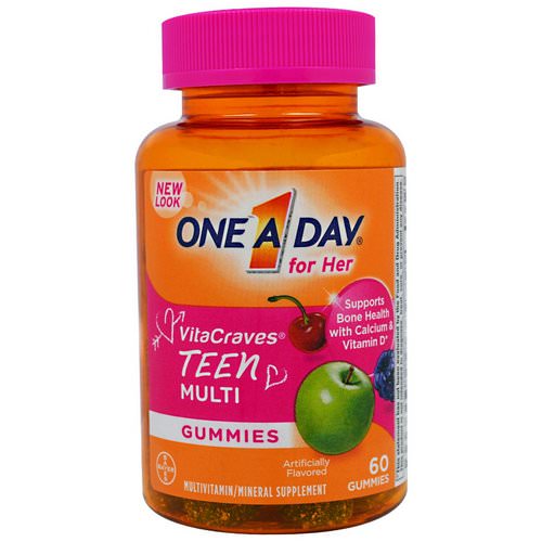 One-A-Day, For Her, VitaCraves, Teen Multi, 60 Gummies فوائد