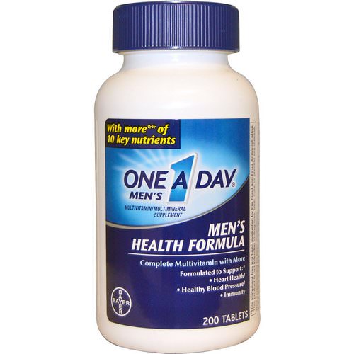 One-A-Day, Men's Health Formula, Multivitamin/Multimineral, 200 Tablets فوائد