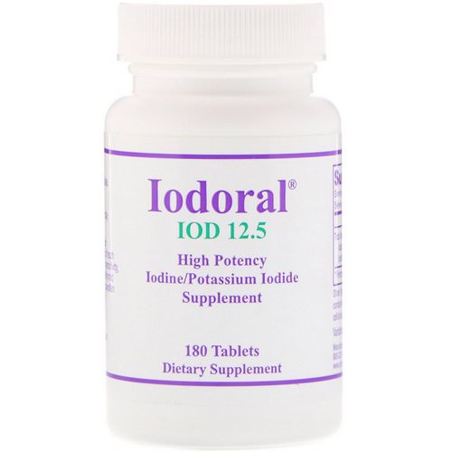 Optimox, Iodoral, High Potency, 180 Tablets فوائد