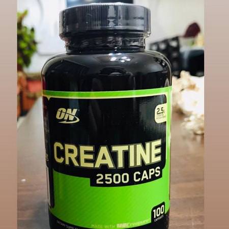 Optimum Nutrition, Creatine 2500 Caps, 2.5 g, 100 Capsules