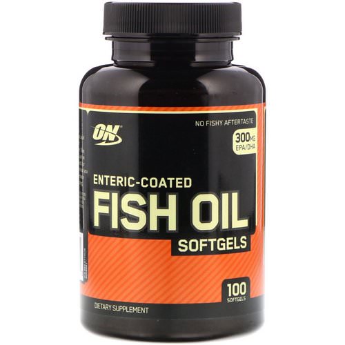 Optimum Nutrition, Enteric-Coated Fish Oil, 100 Softgels فوائد