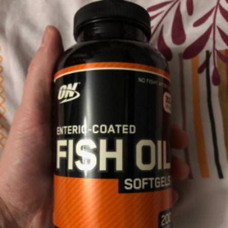 Optimum Nutrition, Enteric-Coated Fish Oil, 200 Softgels