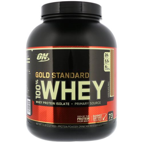 Optimum Nutrition, Gold Standard, 100% Whey, Chocolate Malt, 5 lbs (2.27 kg) فوائد