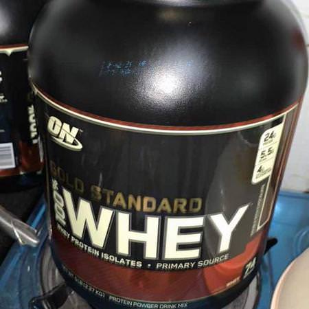 Optimum Nutrition, Gold Standard, 100% Whey, Delicious Strawberry, 2 lb (909 g)