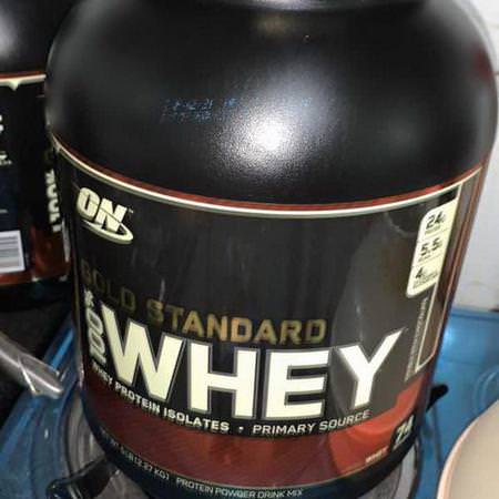 Optimum Nutrition, Gold Standard, 100% Whey, Delicious Strawberry, 5 lbs (2.27 kg)