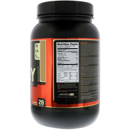 Optimum Nutrition, Gold Standard, 100% Whey, Mocha Cappuccino, 2 lbs (909 g):بر,تين مصل اللبن, التغذية الرياضية