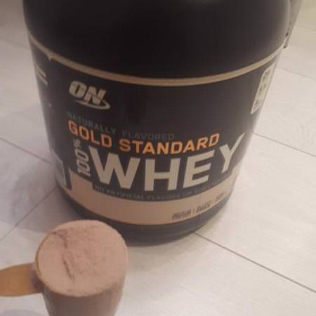 Optimum Nutrition, Gold Standard,100% Whey, Naturally Flavored, Chocolate, 4.8 lbs (2.18 kg)