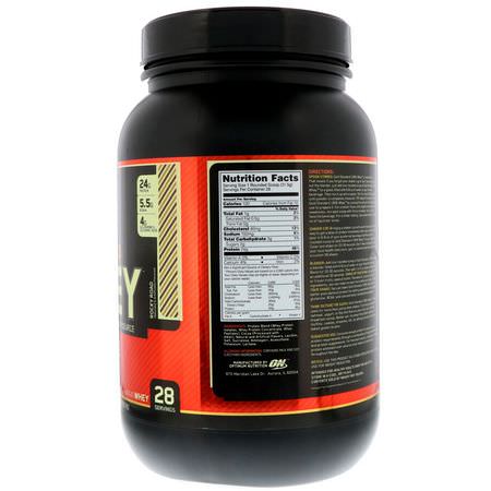 Optimum Nutrition, Gold Standard, 100% Whey, Rocky Road, 2 lb (909 g):بر,تين مصل اللبن, التغذية الرياضية