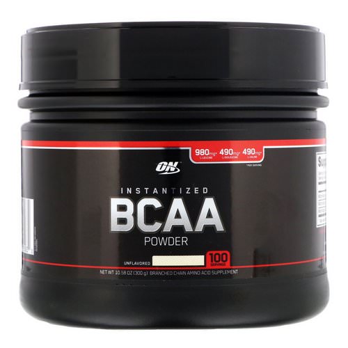 Optimum Nutrition, Instantized BCAA Powder, Unflavored, 10.58 oz (300 g) فوائد